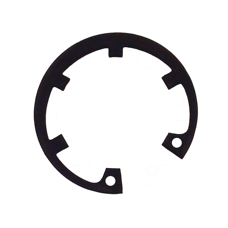 Huyett Internal Retaining Ring, Steel, Black Phosphate Finish, M22 Bore Dia. DJK-022